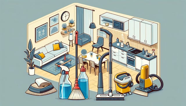 maintain a clean and tidy apartment with this checklist